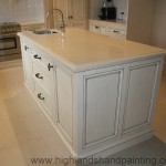 Hand Painted Kitchen Island