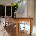 Timber dining room table
