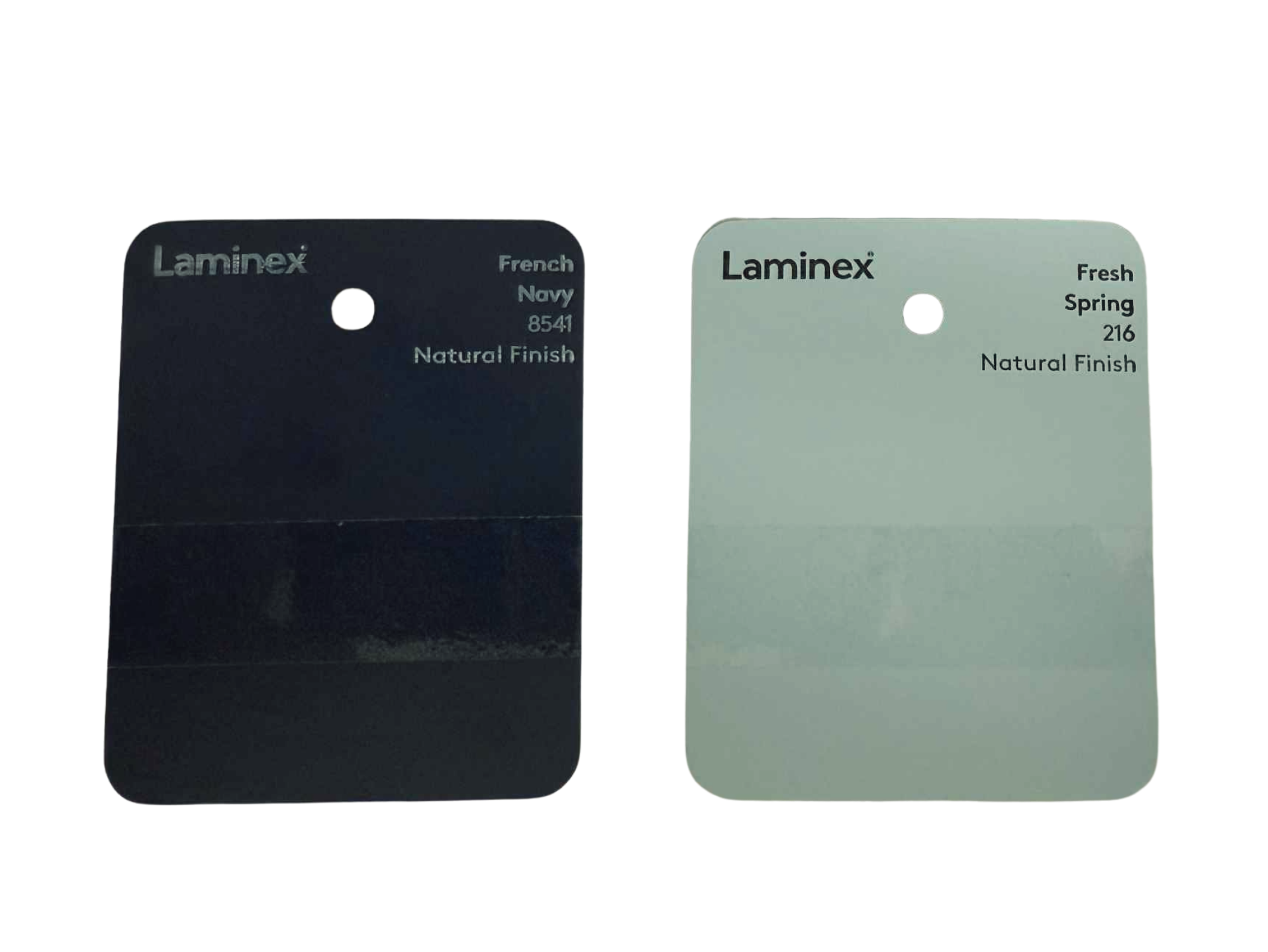 testing the sheen level with clear stick tape on paint sample card