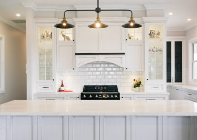 Hand Painted Country Hamptons Kitchen Cabinets