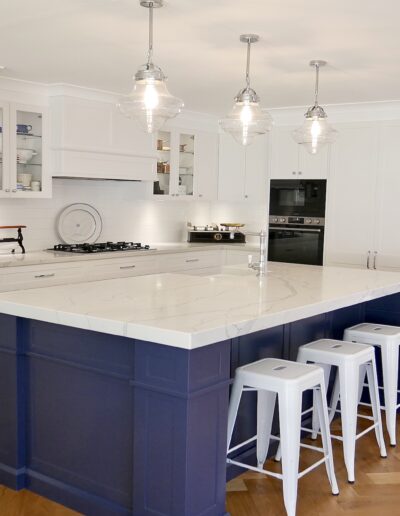 Smooth matt polyurethane kitchen cabinetry Moss Vale NSW